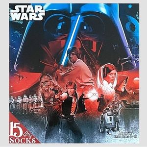 Star Wars Men’s 15 Days of Socks Holiday Christmas Advent Calendar